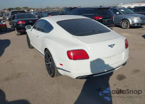2013 Bentley Continental Gt Speed из США, поврежденный, VIN SCBFC7ZA9DC083408